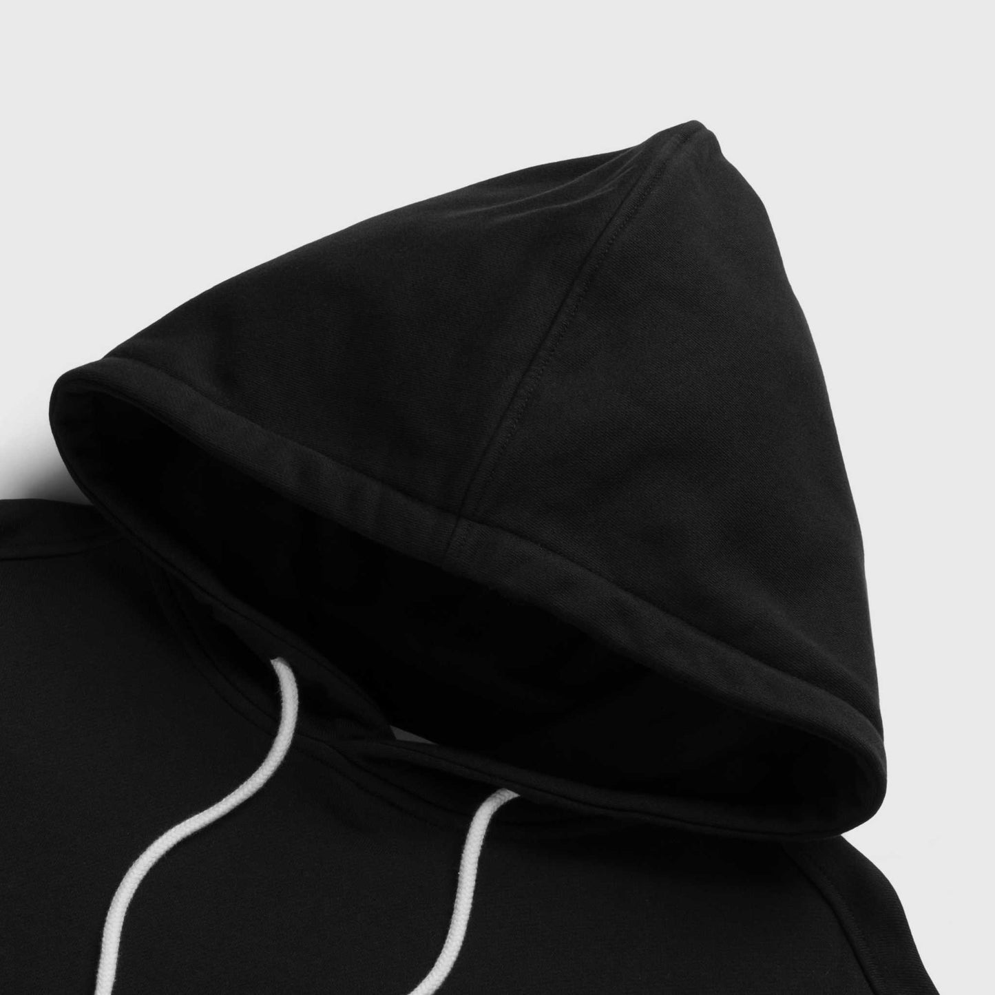 Marine French Terry Hoodie - Black