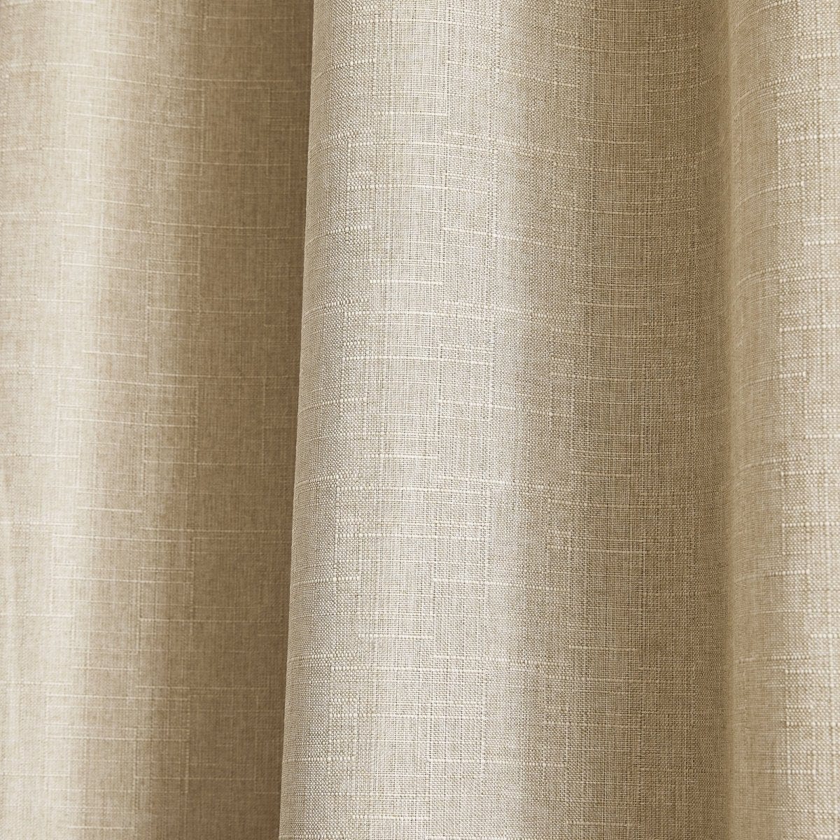 Meena Slub 100% Blackout Window Curtain Panels