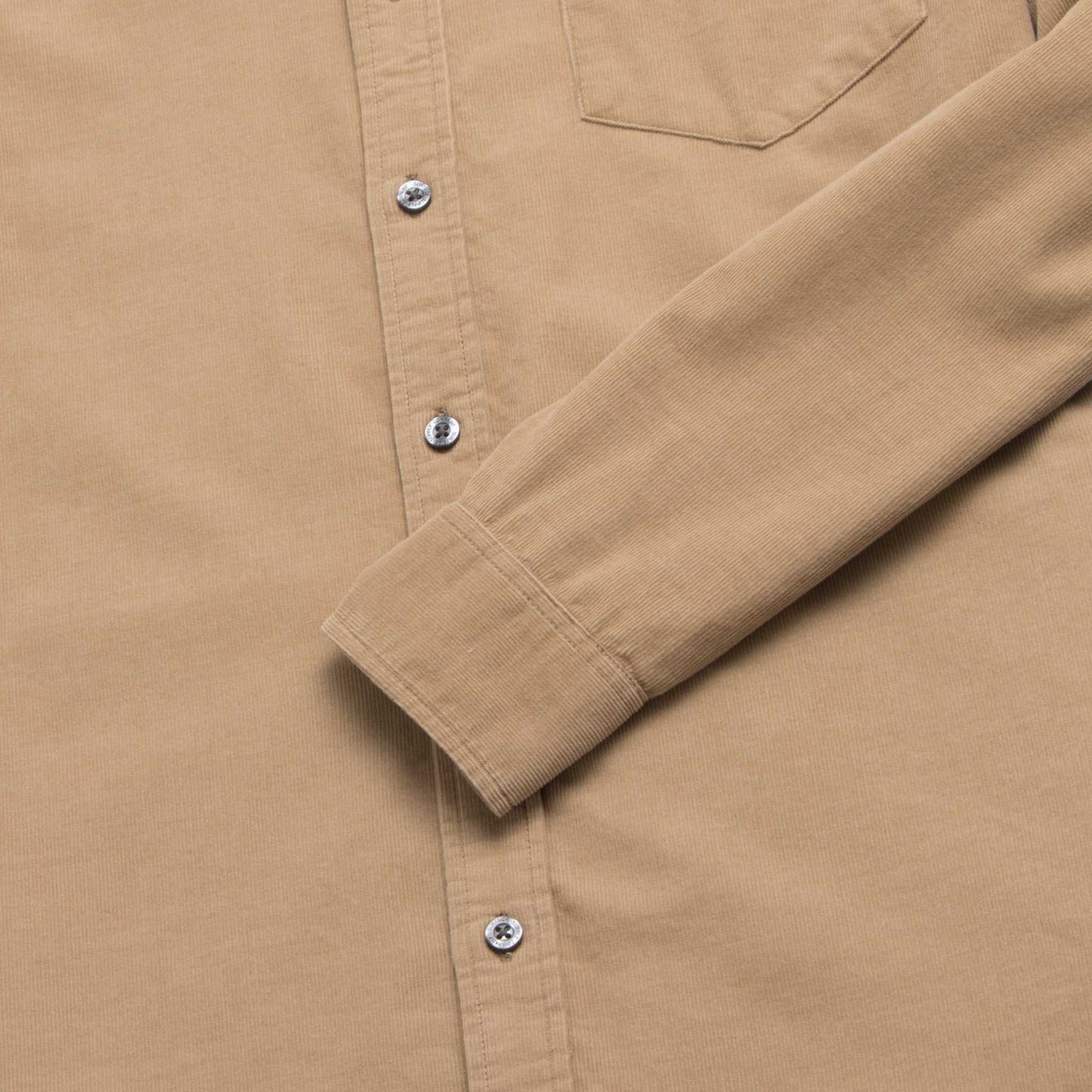 Brian Corduroy Shirt - Chinchilla