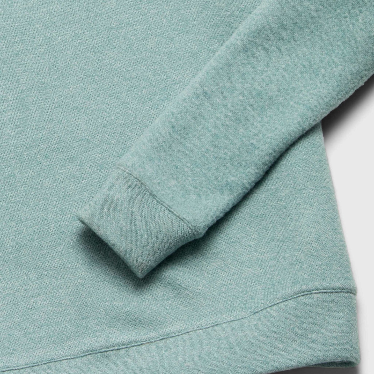 Butch Cashmist Crewneck - Aqua Heather