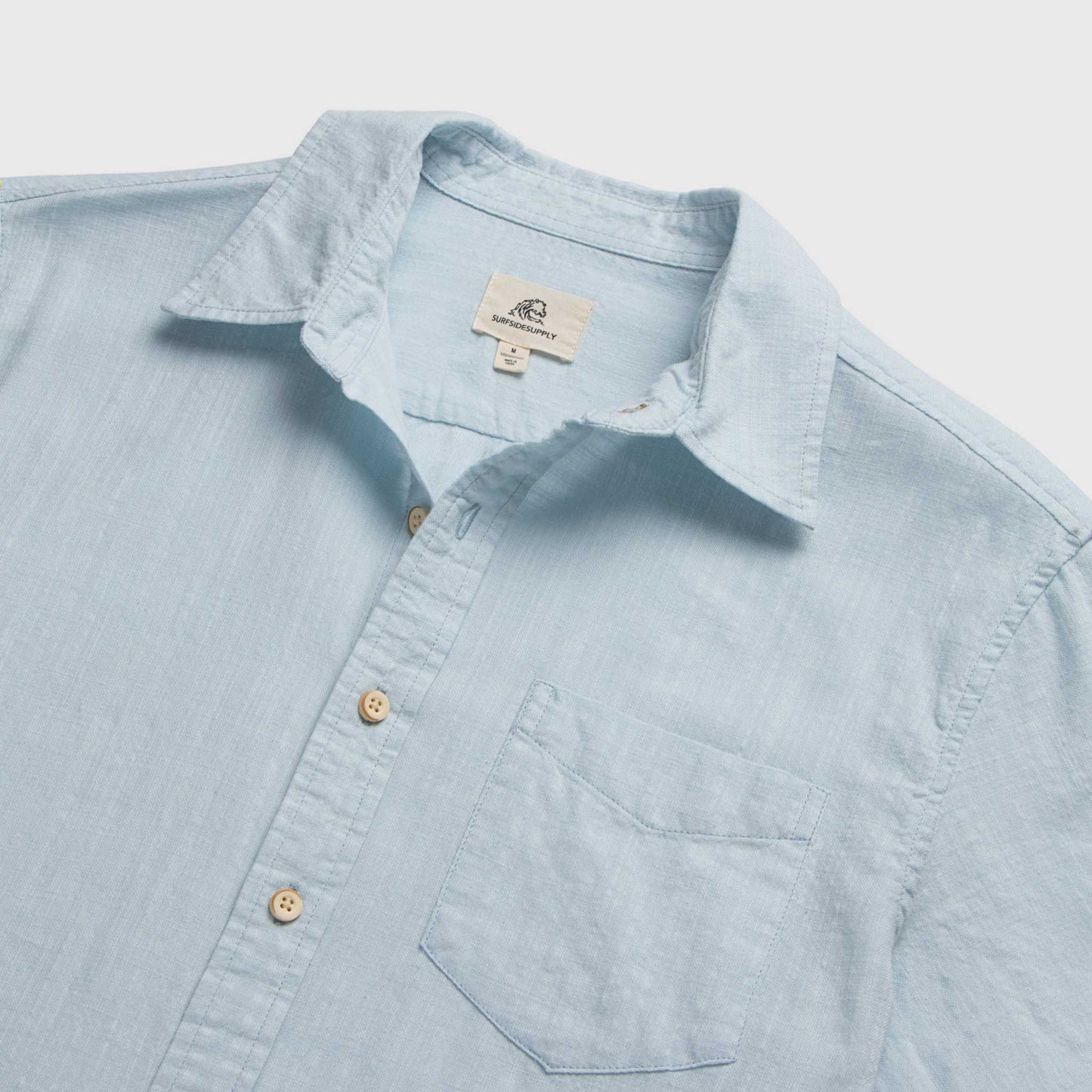 Joey Slub Island Shirt - Dream Blue