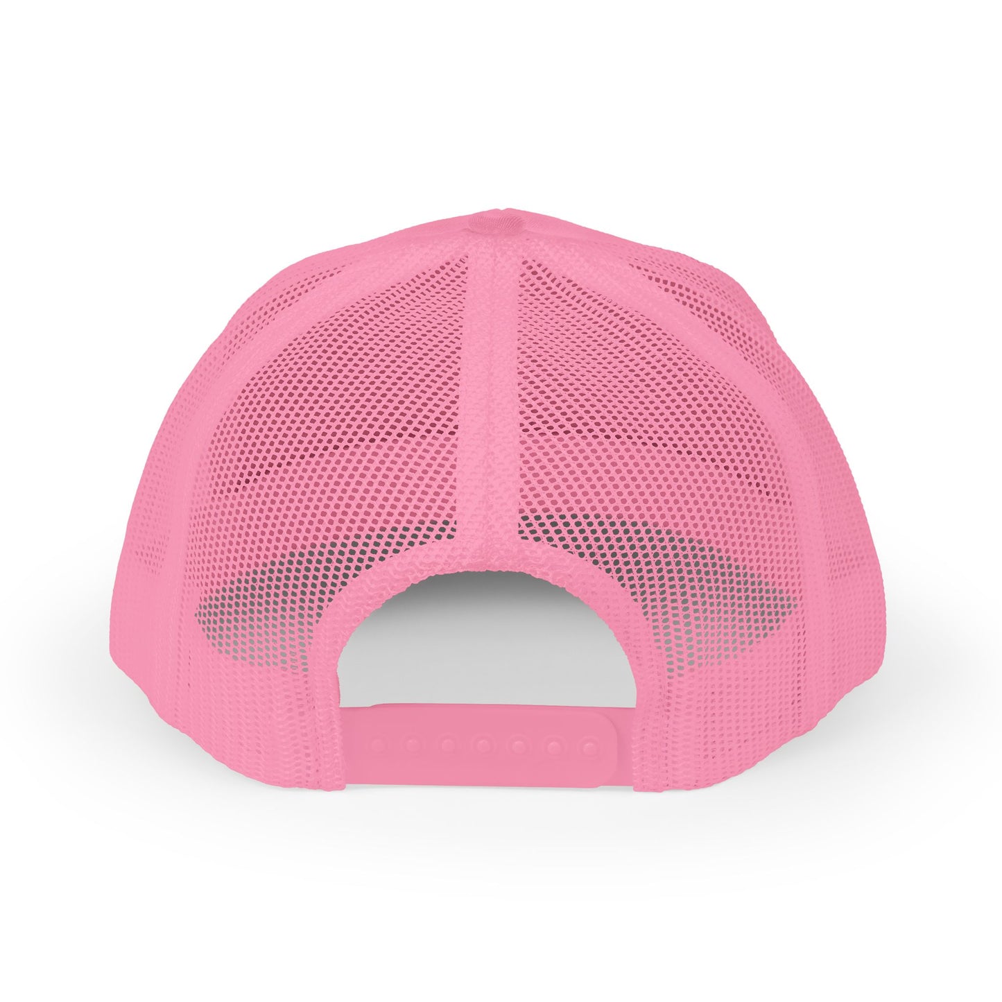 Embroidered "Yo Momma" Trucker Cap — Pink Snapback Hat