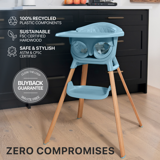 Evrloop Sustainable 3-in-1 High Chair