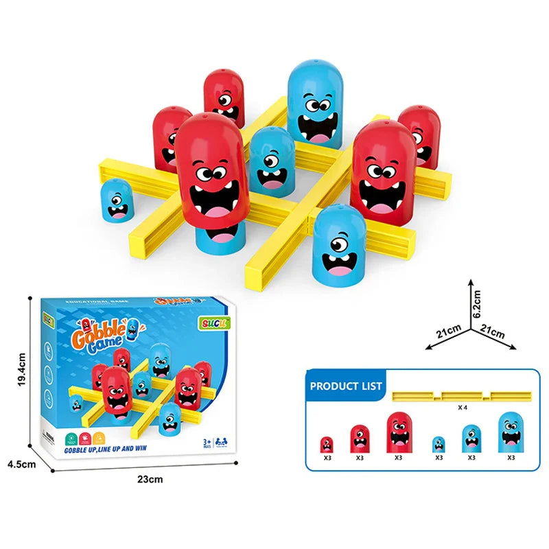 Gobble Tic Tac Toe Board Game β Fun Family Strategy Game for Kids