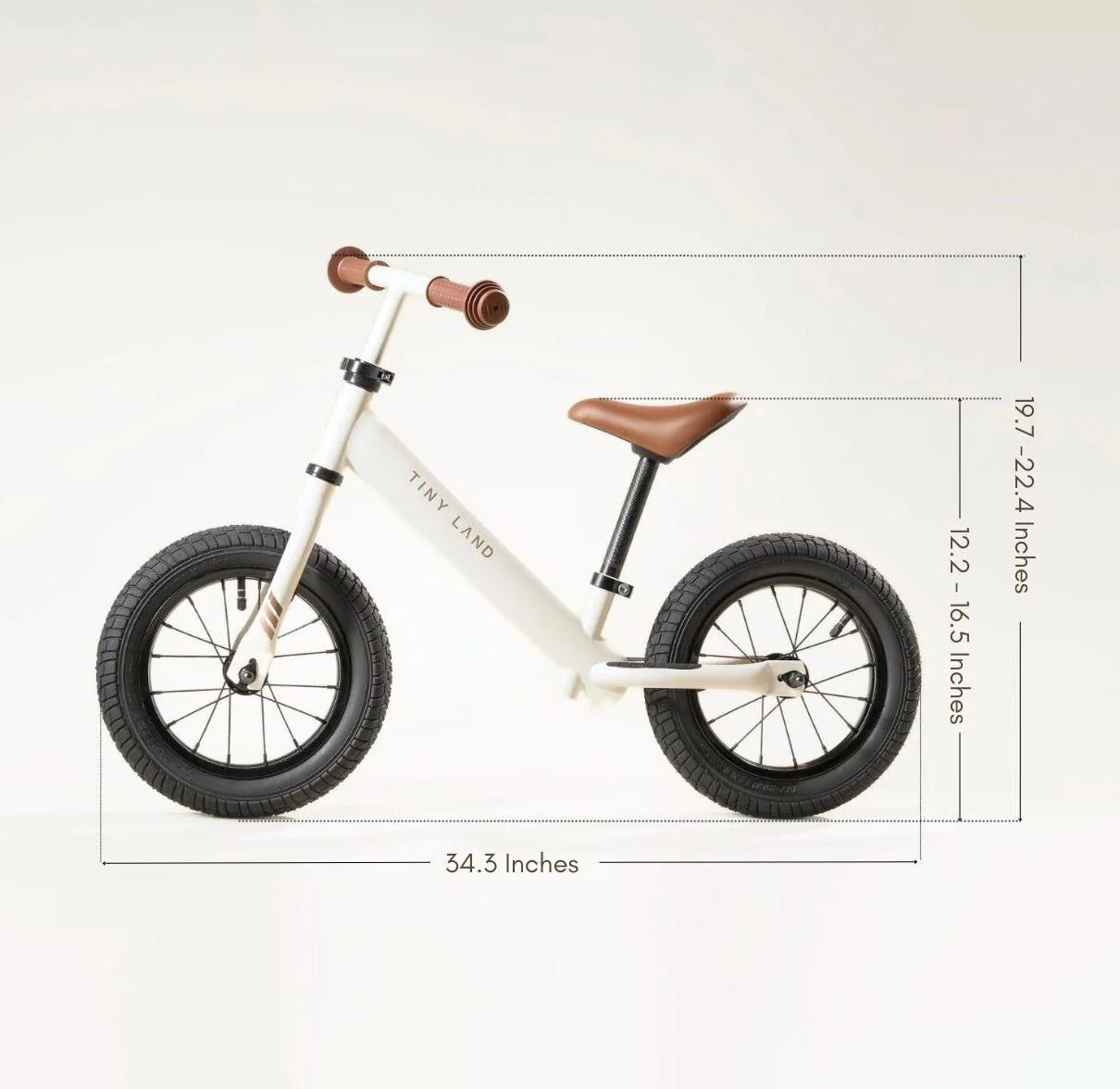 Tiny LandĀ® Balance Bike - Milky White