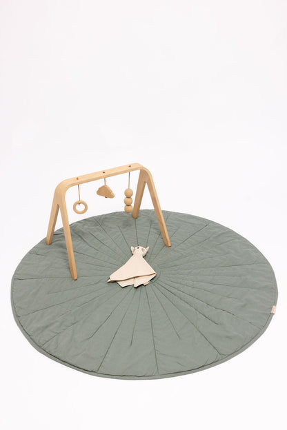 Acadian/Dove - Linen Quilted Playmat