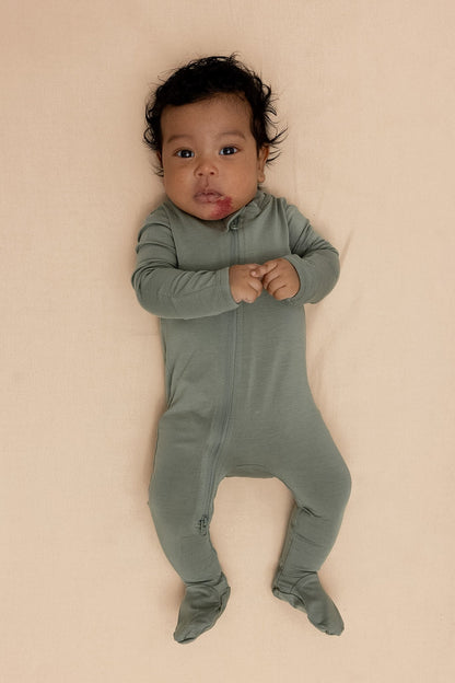 Acadian CloudBlend Footed Pajamas by WildBird, view 3