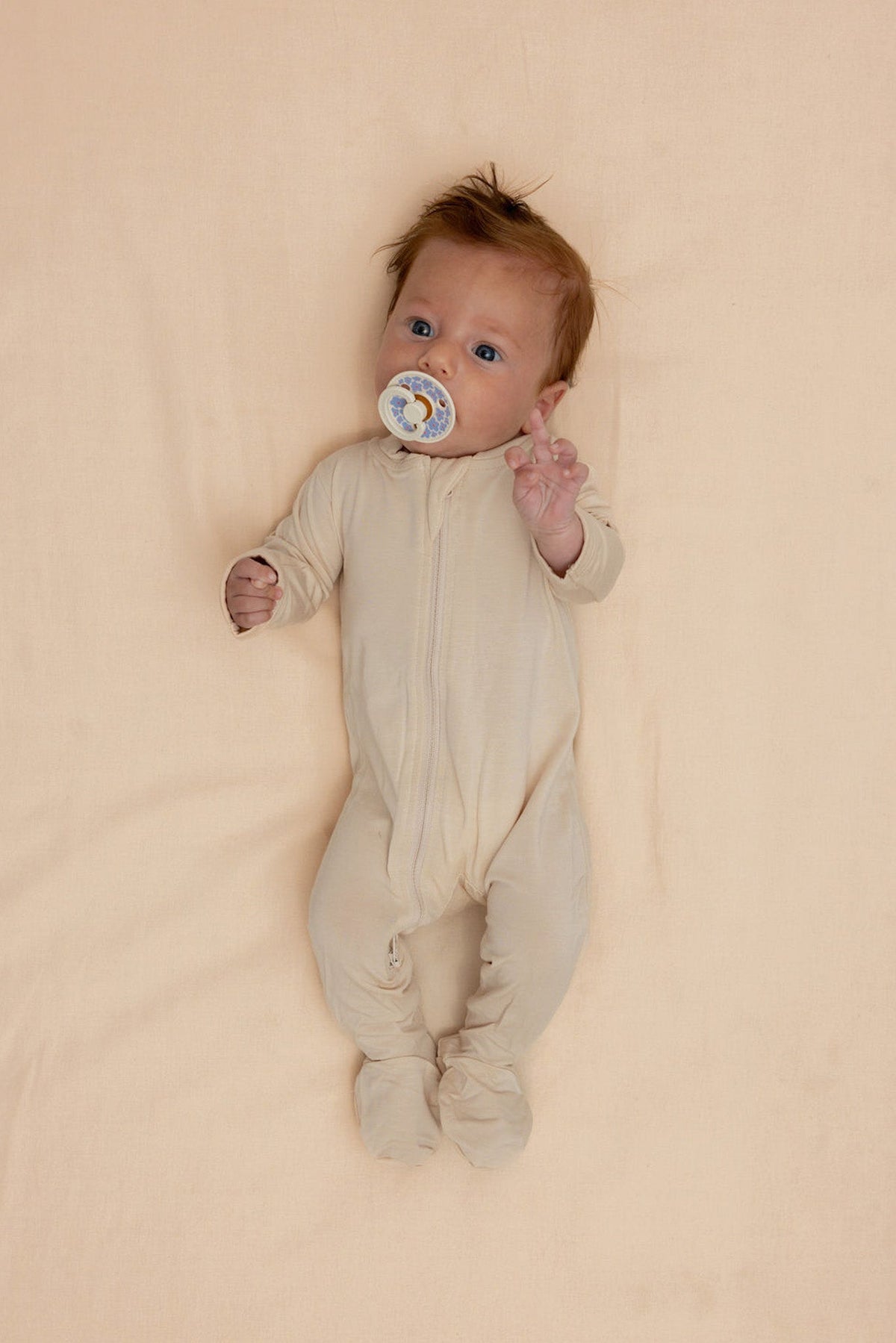 Sparrow CloudBlend Footed Pajamas by WildBird, view 3