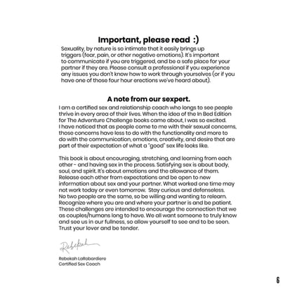 ...In Bed | Couples Book