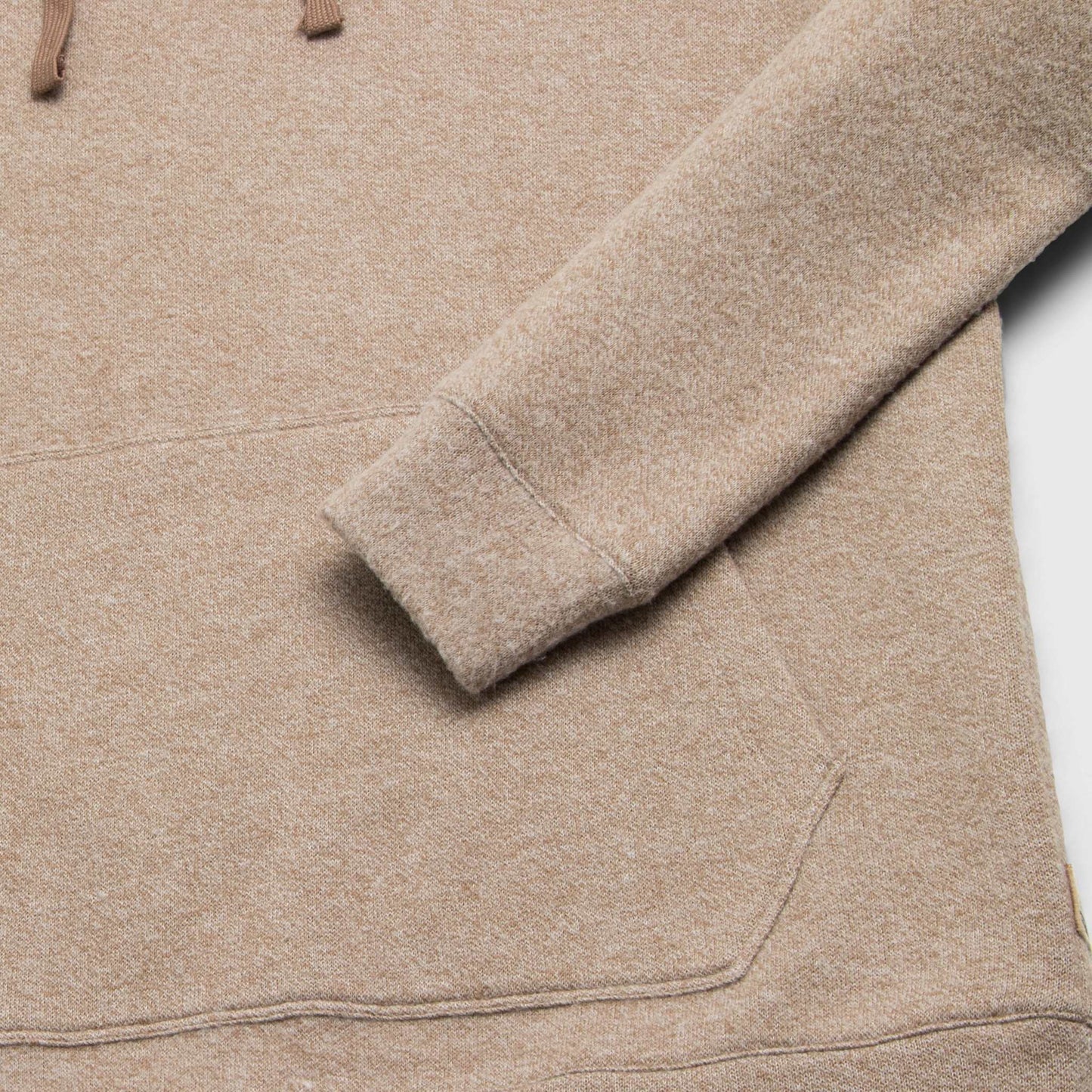 Justin Cashmist Fleece Hoodie - Camel Heather