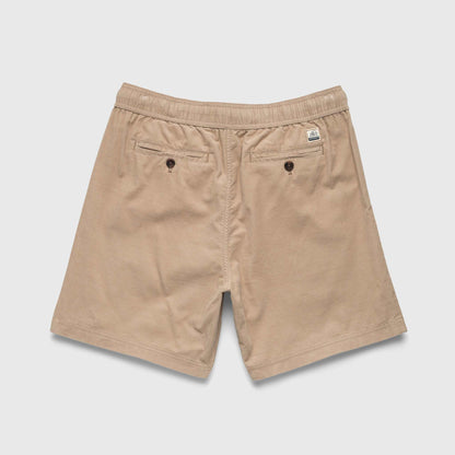 Tyler Corduroy Short - Chinchilla