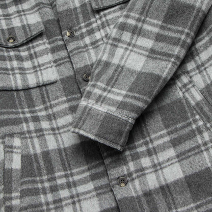 Skip Sherpa Shirt Jacket - Grey Combo