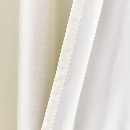 Faux Silk 100% Blackout Window Curtain Panel