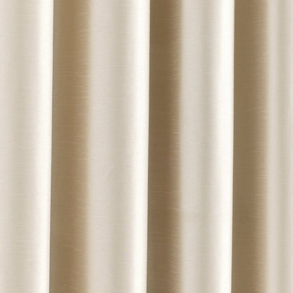 Faux Silk 100% Blackout Window Curtain Panel
