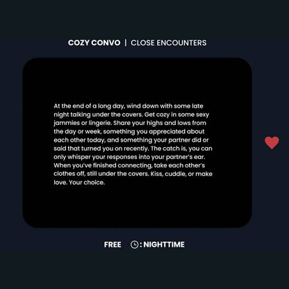 Sexy Couples Game box with 30 scratch-off date night challenges for couples.