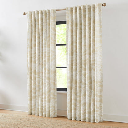 Cascade Wave Blackout Window Curtain Panels