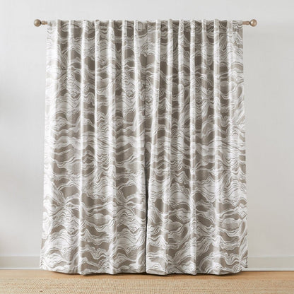 Cascade Wave Blackout Window Curtain Panels