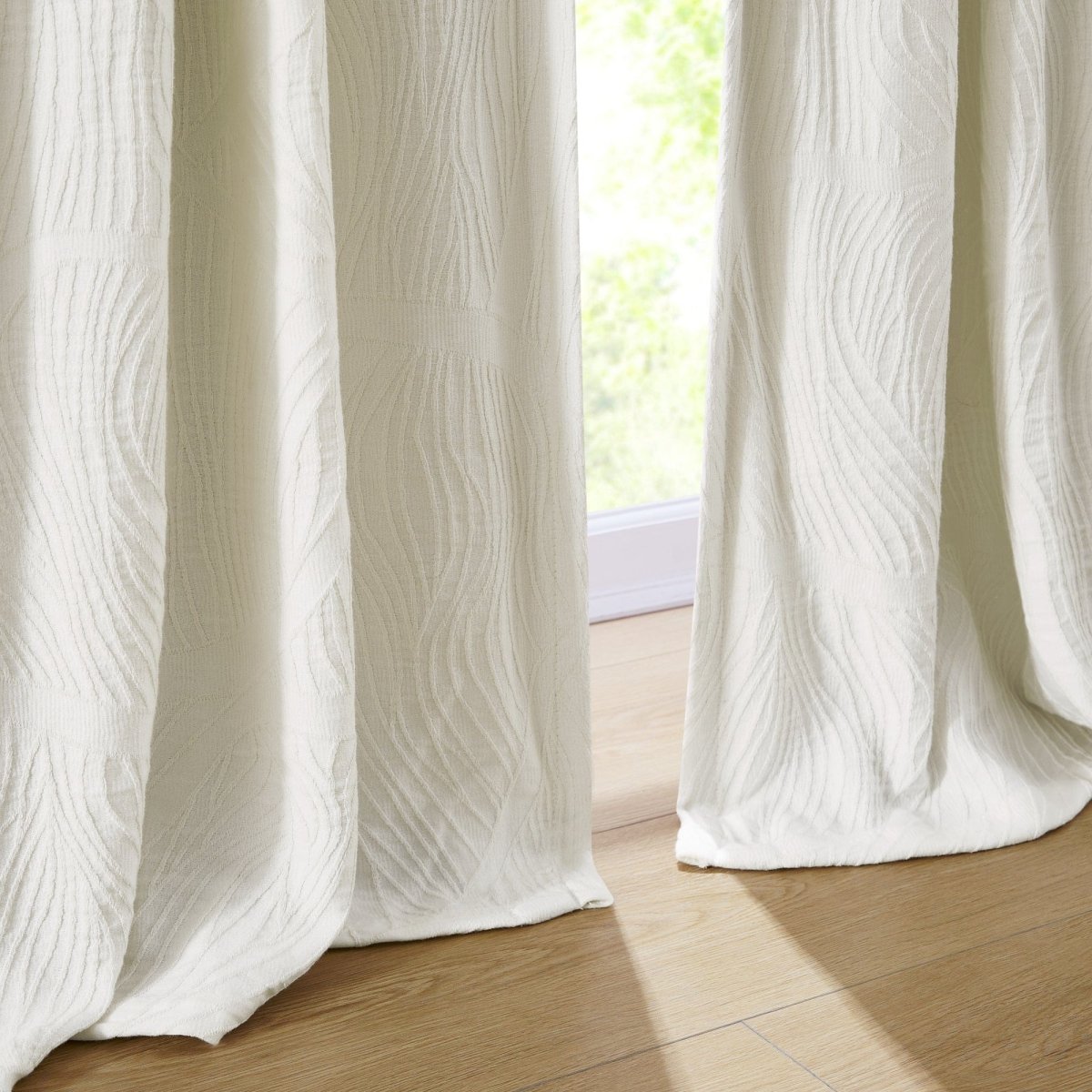 Capstone Whisper Blackout Window Curtain Panels Pair