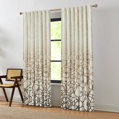 Ethereal Tangle Velvet Blackout Window Curtain Panels