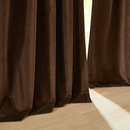 Terran Velvet Blackout Window Curtain Panels