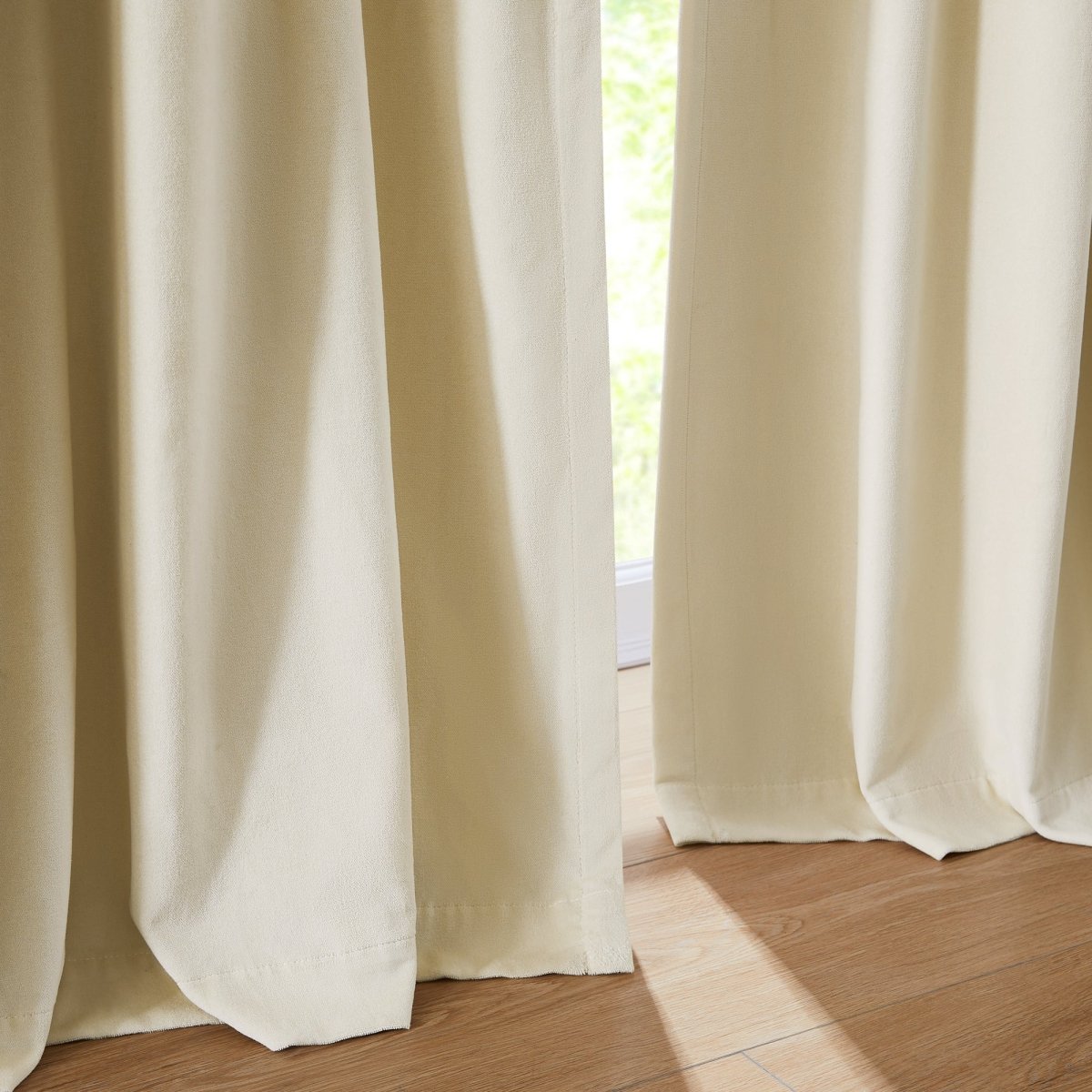 Terran Velvet Blackout Window Curtain Panels