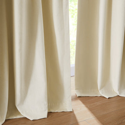 Terran Velvet Blackout Window Curtain Panels