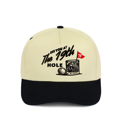 19th Hole | Cream & Black