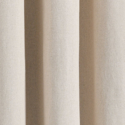 Insulated Grommet Blackout Faux Linen Window Curtain Panel