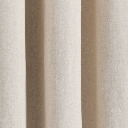 Insulated Grommet Blackout Faux Linen Window Curtain Panel
