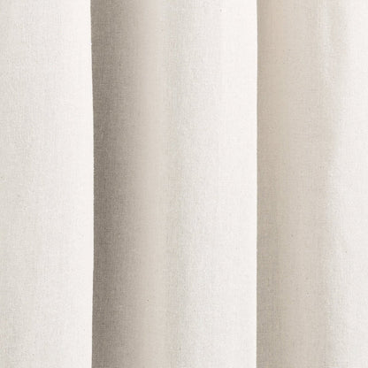 Insulated Grommet Blackout Faux Linen Window Curtain Panel