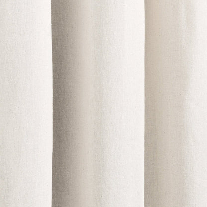 Insulated Grommet Blackout Faux Linen Window Curtain Panel