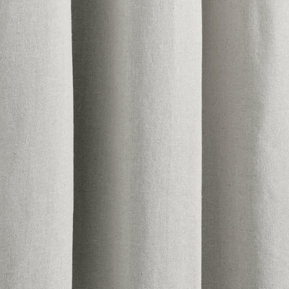 Insulated Grommet Blackout Faux Linen Window Curtain Panel