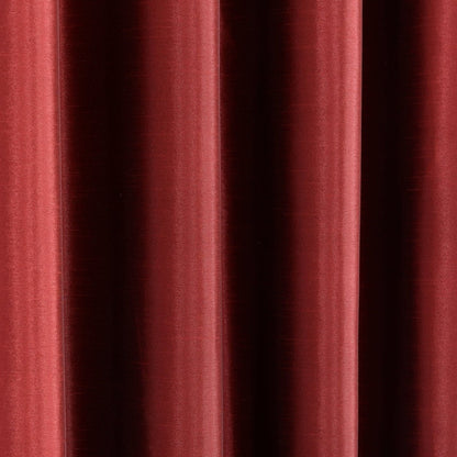 Faux Silk 100% Blackout Window Curtain Panel