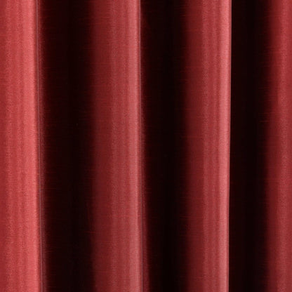 Faux Silk 100% Blackout Window Curtain Panel