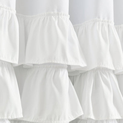 Allison Ruffle 100% Blackout Window Curtain Panel