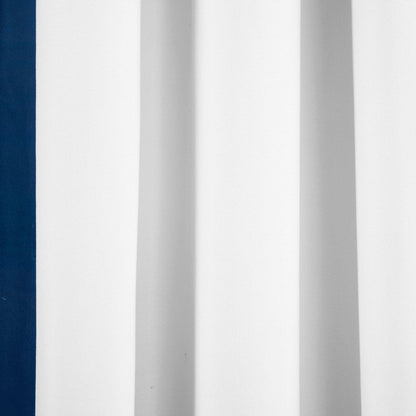 Block Border Blackout Window Curtain Panel