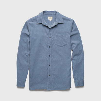 Brian Corduroy Shirt - Country Blue