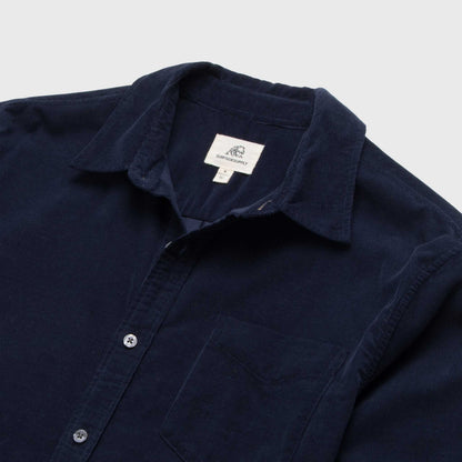 Brian Corduroy Shirt - Navy Blazer