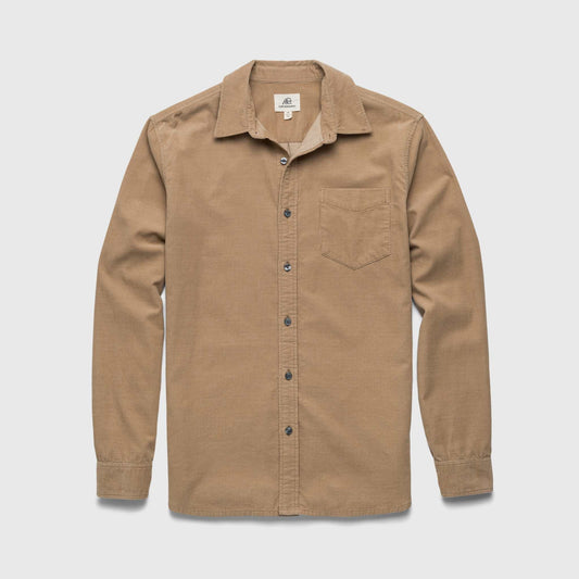 Brian Corduroy Shirt - Chinchilla