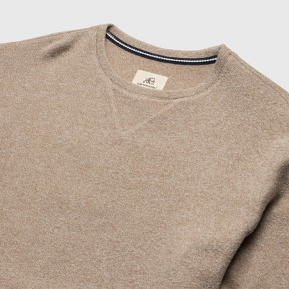 Butch Cashmist Crewneck - Camel Heather