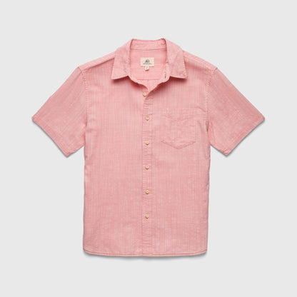 Joey Slub Island Shirt - Lobster Bisque
