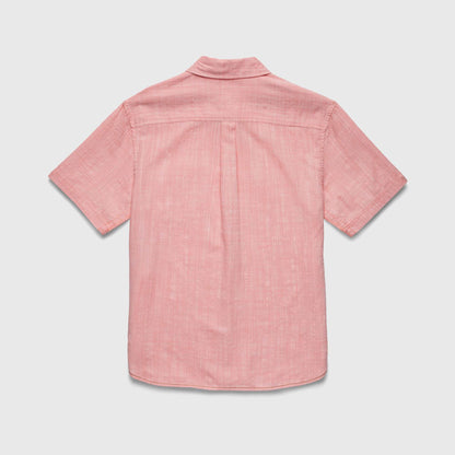 Joey Slub Island Shirt - Lobster Bisque