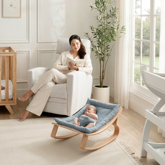 Baby Rocker for Ages 0-24 Months in Pacific Blue