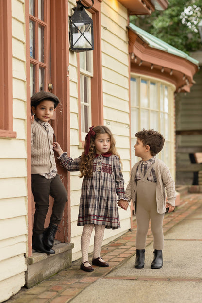 Oatmeal Boys Cardigan