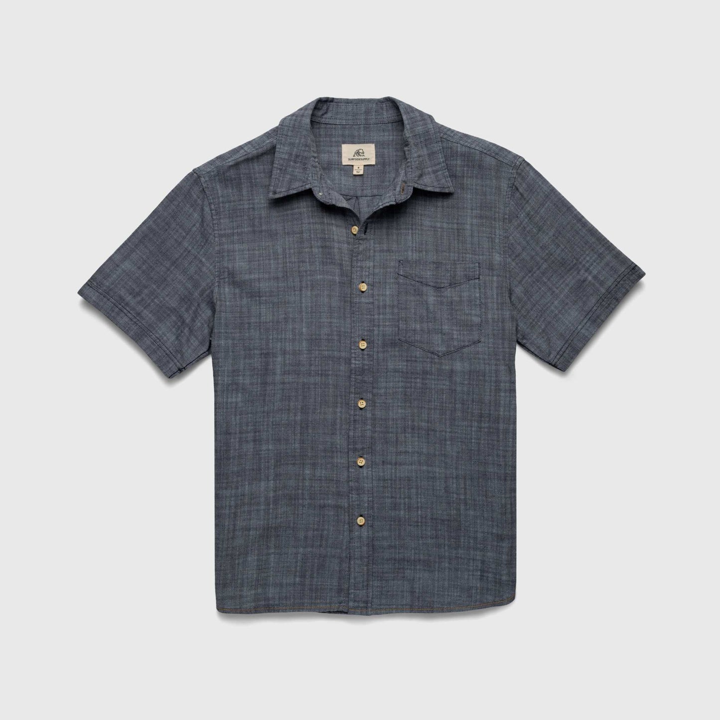 Joey Slub Island Shirt - Navy Blazer