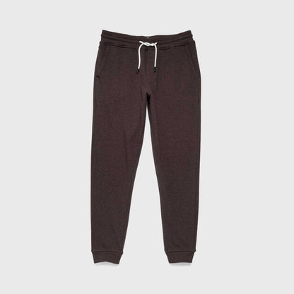 Dune Drawstring Terry Jogger - Brown Heather