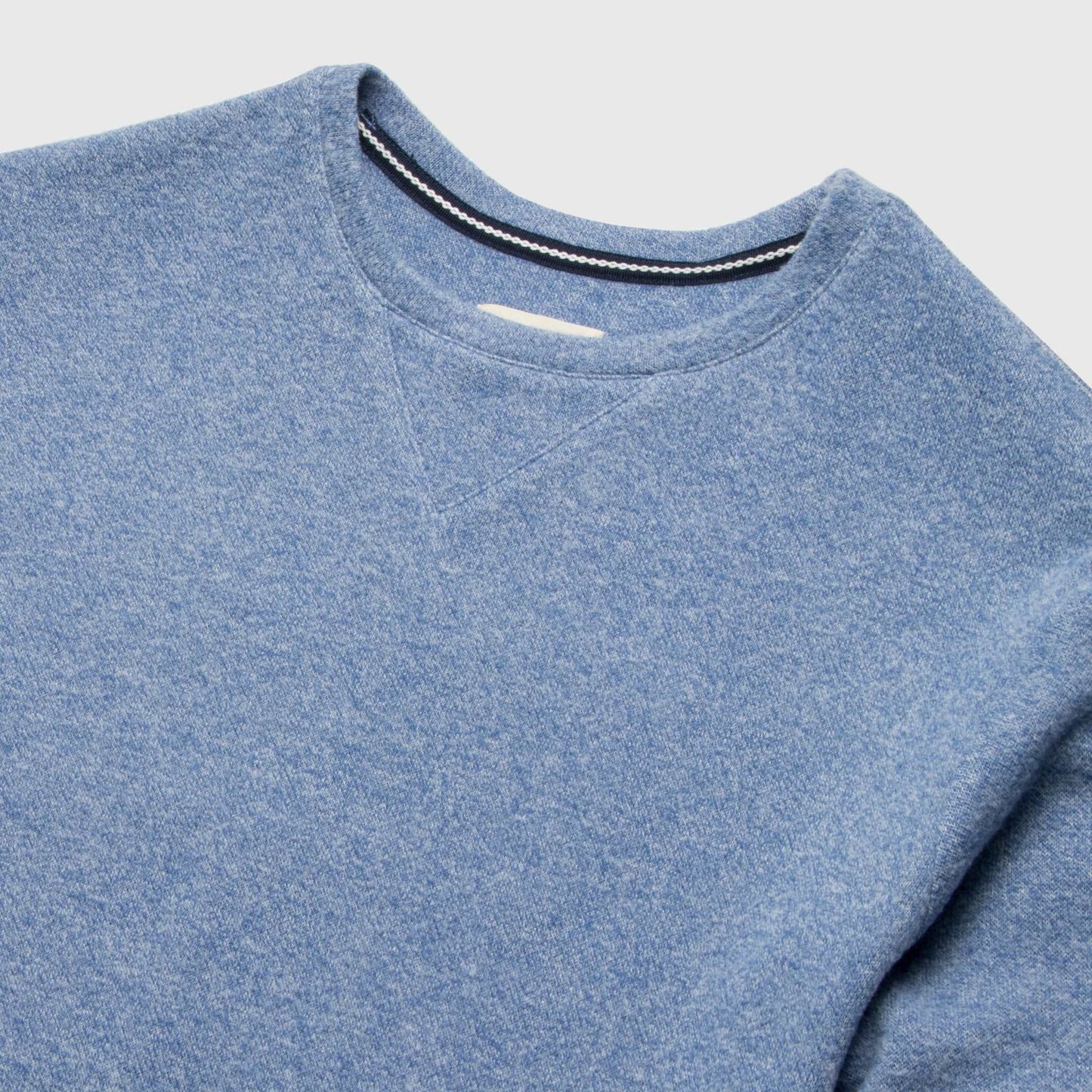 Butch Cashmist Crewneck - Blue Heather