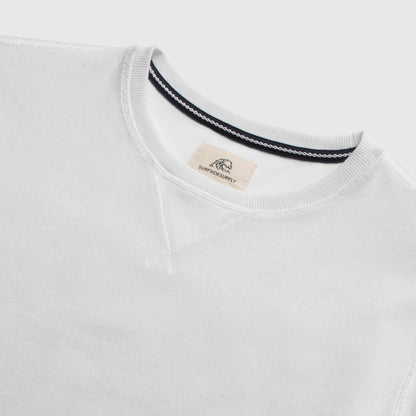 Butch Terry Crewneck - Brilliant White