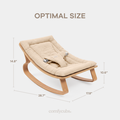 Baby Rocker for Ages 0-24 Months in Sand