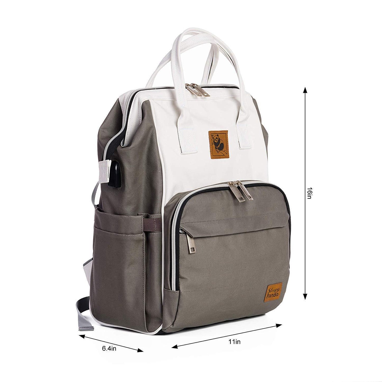 The Lizzie - Premium Canvas Diaper Backpack